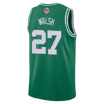 Jordan Walsh 27 Boston Celtics 2024 FINALS PATCH Icon Edition Jersey - Kelly Green
