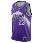 Lauri Markkanen 23 Utah Jazz 2023/24 City Edition Swingman Jersey - Purple