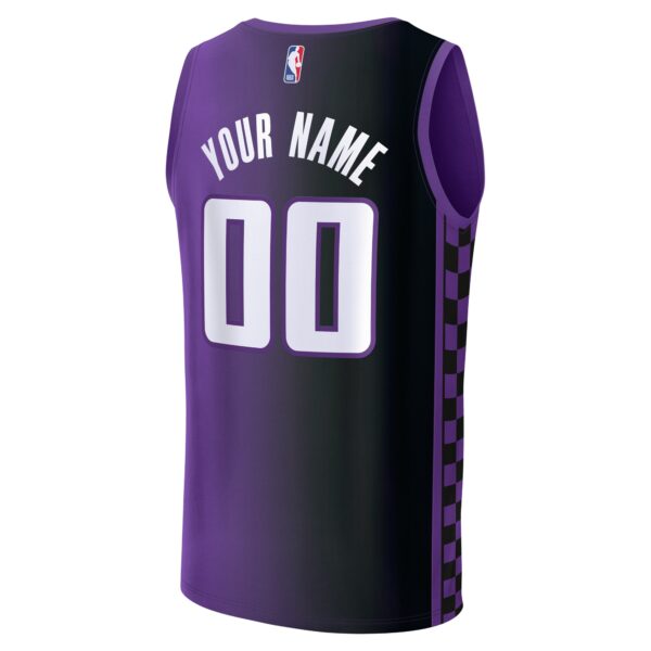 Sacramento Kings Fanatics Youth Custom Fast Break Jersey - Purple - Statement Edition