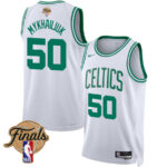 Svi Mykhailiuk 50 Boston Celtics 2024 FINALS PATCH Swingman Jersey - Association Edition - White