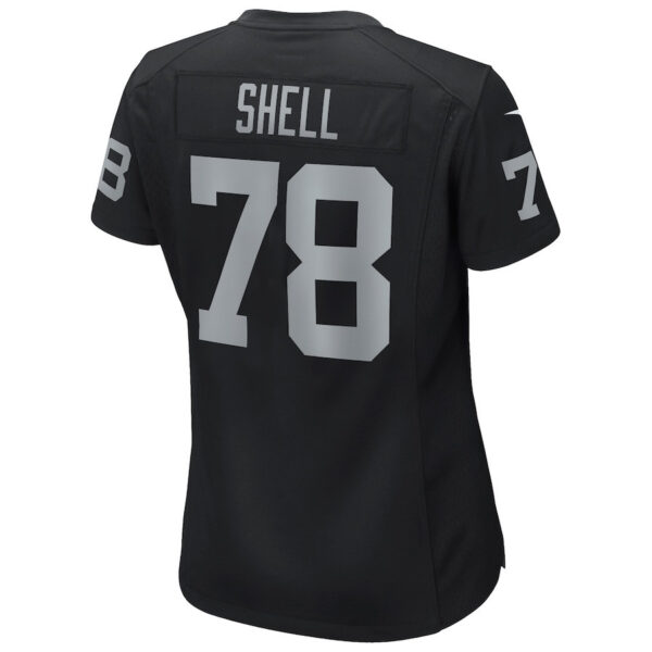 Art Shell 78 Las Vegas Raiders Women Game Retired Jersey - Black