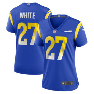 Tre'Davious White 27 Los Angeles Rams Game Women Jersey - Royal