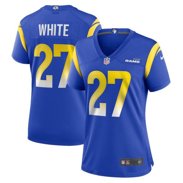 Tre'Davious White 27 Los Angeles Rams Game Women Jersey - Royal