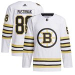 David Pastrnak Boston Bruins adidas  Primegreen 100th Anniversary Authentic Player Jersey - White