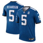 Anthony Richardson 5 Indianapolis Colts Alternate Legend Men Jersey - Royal