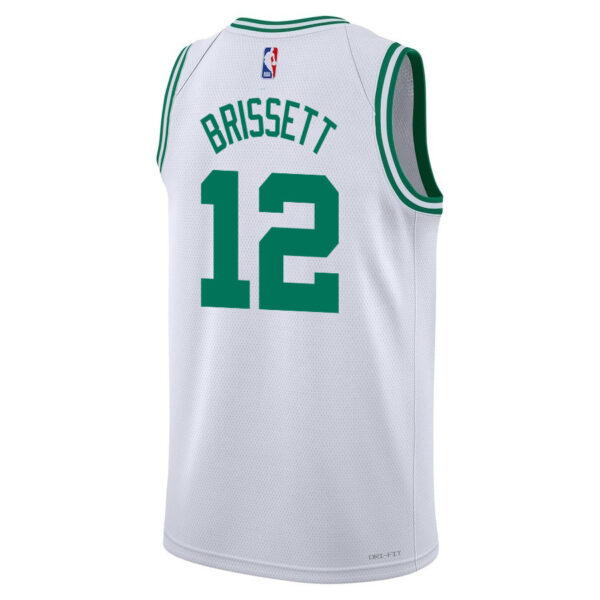 Oshae Brissett 12 Boston Celtics 2024 FINALS CHAMPIONS Swingman Jersey - Association Edition - White