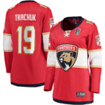 Matthew Tkachuk 19 Florida Panthers 2024 Stanley Cup Final Home Breakaway Player Jersey - Red, Women