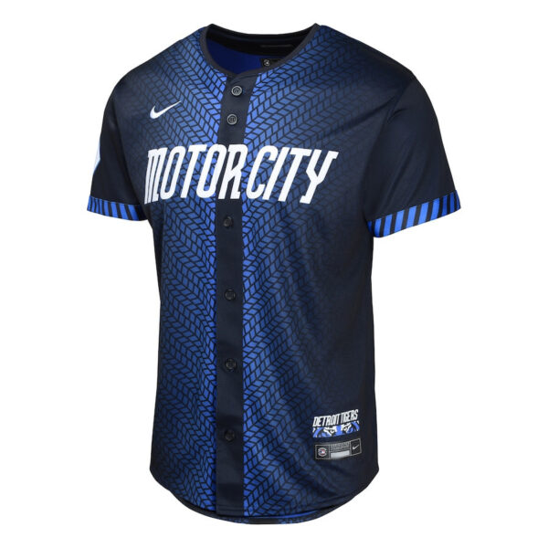 Detroit Tigers 2024 City Connect Limited Custom YOUTH Jersey - Navy
