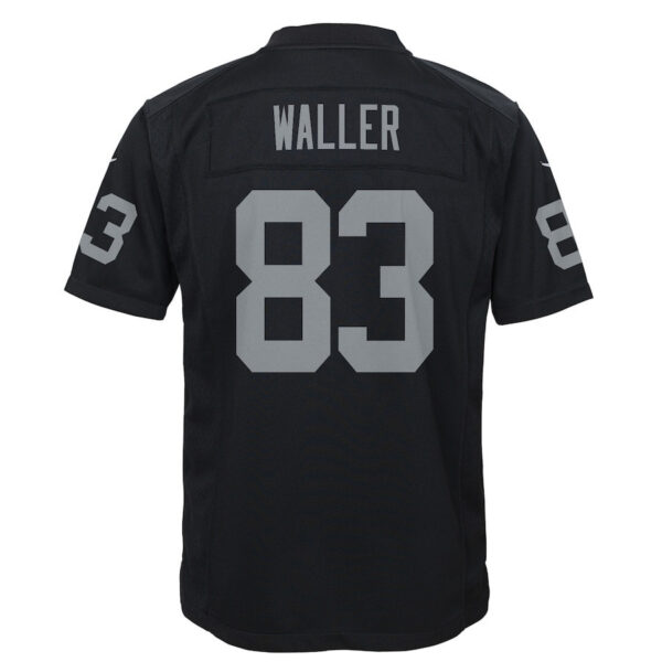 Darren Waller 83 Las Vegas Raiders YOUTH Game Jersey - Black