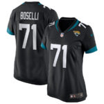 Tony Boselli 71 Jacksonville Jaguars Women Game Retired Jersey - Black