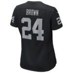 Willie Brown 24 Las Vegas Raiders Women Game Retired Jersey - Black