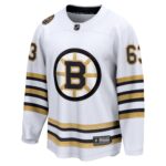 Brad Marchand Boston Bruins Fanatics 100th Anniversary Premier Breakaway Player Jersey - White
