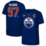Connor McDavid Edmonton Oilers 2024 Stanley Cup Final T-Shirt �C Royal