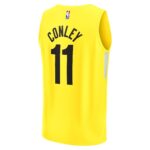 Mike Conley Utah Jazz Fanatics Fast Break Replica Jersey - Icon Edition - Yellow