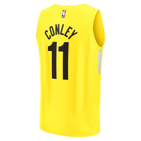 Mike Conley Utah Jazz Fanatics Fast Break Replica Jersey - Icon Edition - Yellow