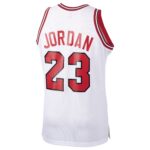 Michael Jordan Chicago Bulls Mitchell & Ness 1984/85 Hardwood Classics Rookie Authentic Jersey - White