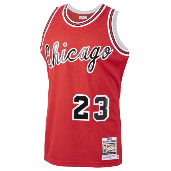 Michael Jordan Chicago Bulls Mitchell & Ness 1984/85 Hardwood Classics Rookie Authentic Jersey - Red