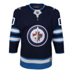 Winnipeg Jets Youth Home Premier Custom Jersey - Navy