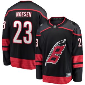 Stefan Noesen Carolina Hurricanes Fanatics Home Breakaway Player Jersey - Black
