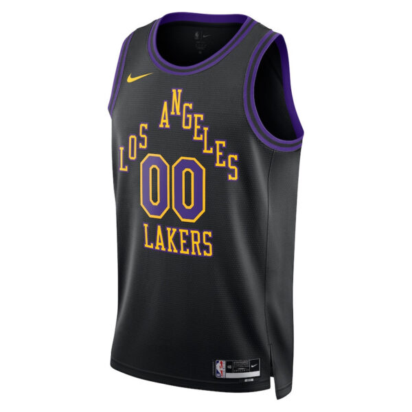 Los Angeles Lakers 2023/24 Swingman Jersey Customized - City Edition - Black