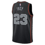 Jaden Ivey 23 Detroit Pistons 2023/24 City Edition Swingman Jersey - Black