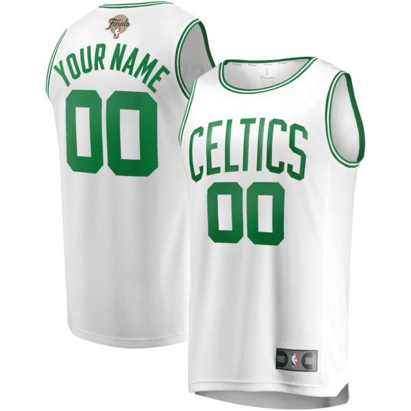Boston Celtics 2024 NBA Finals Custom Fast Break Jersey - White - Association Edition