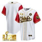 Kansas City Chiefs Super Bowl LVII Patch Flag Men Jersey - Color Sleeve