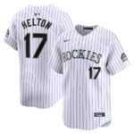 Todd Helton 17 Colorado Rockies Home Limited Player Men Jersey - White