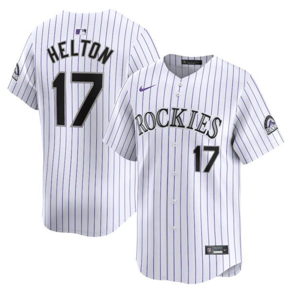 Todd Helton 17 Colorado Rockies Home Limited Player Men Jersey - White