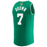 Jaylen Brown 7 Boston Celtics 2024 NBA Finals Fast Break Jersey - Icon Edition - Kelly Green