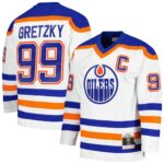 Wayne Gretzky Edmonton Oilers Mitchell & Ness  1986/87 Blue Line Player Jersey - White