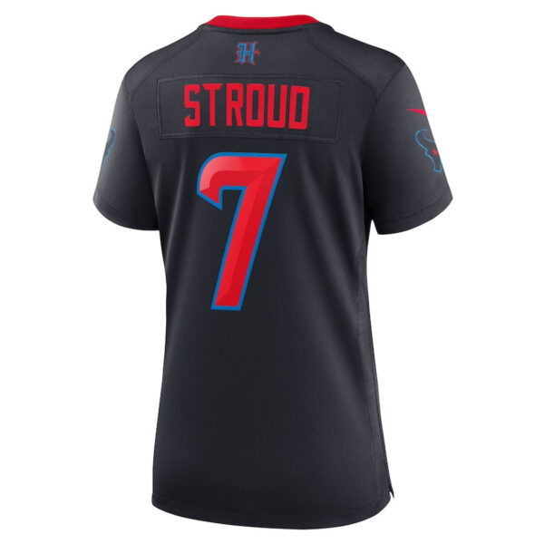 C.J. Stroud 7 Houston Texans Alternate Game Women Jersey - Navy