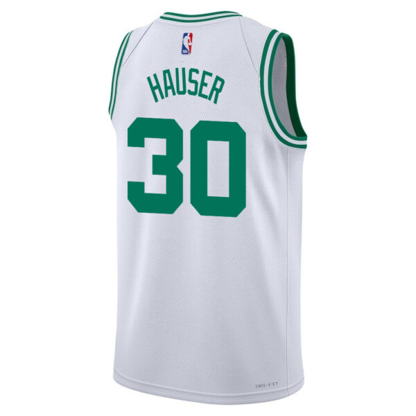 Sam Hauser 30 Boston Celtics 2024 FINALS CHAMPIONS Swingman Jersey - Association Edition - White