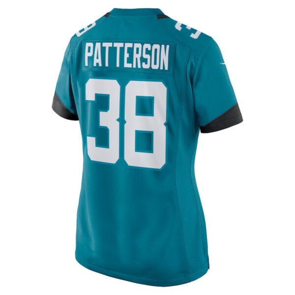 Riley Patterson 38 Jacksonville Jaguars Alternate Game Women Jersey - Teal