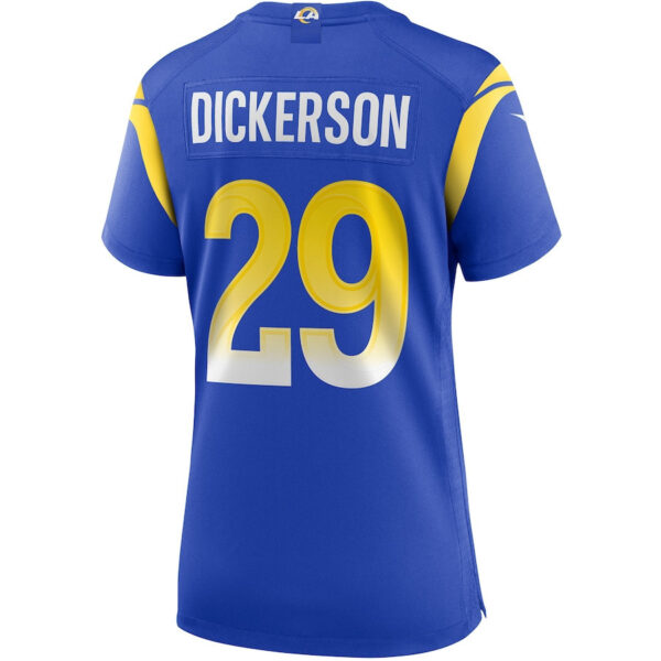 Eric Dickerson 29 Los Angeles Rams Women Game Retired Jersey - Royal