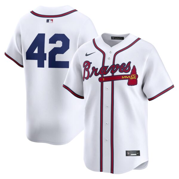 Atlanta Braves 2024 Jackie Robinson Day Home Limited Jerseyu00c2u00a0u00e2u20acu201c White