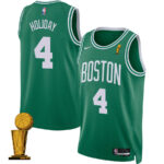 Jrue Holiday 4 Boston Celtics 2024 FINALS CHAMPIONS Jersey - Icon Edition - Kelly Green