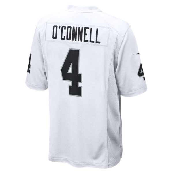 Aidan O'Connell 4 Las Vegas Raiders Men Game Jersey - White