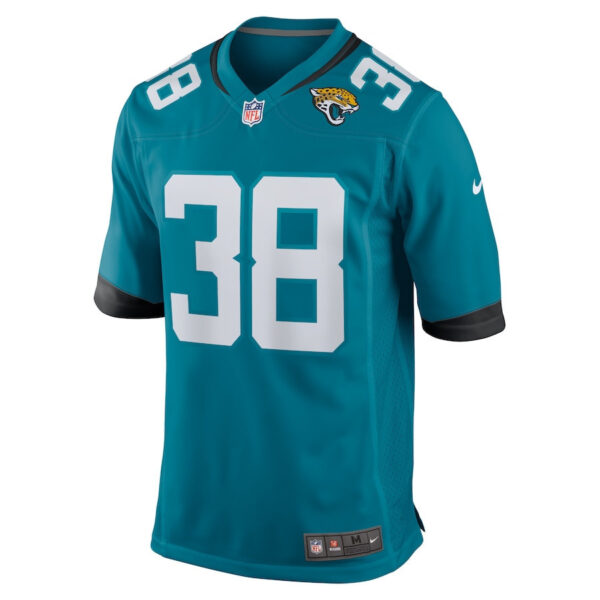 Riley Patterson 38 Jacksonville Jaguars Alternate Game Men Jersey - Teal