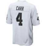 Derek Carr 4 Las Vegas Raiders YOUTH Game Jersey - White