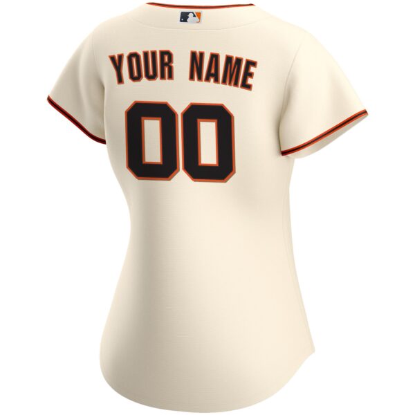 San Francisco Giants  Women's Home Replica Custom Jersey - Cream