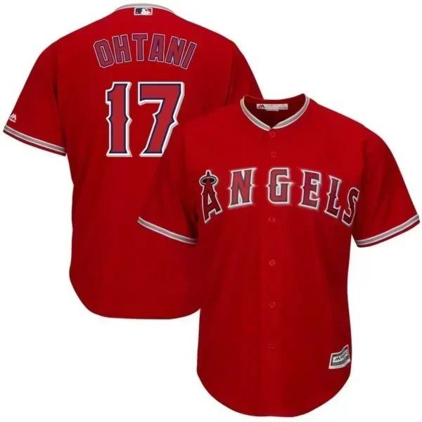 Shohei Ohtani Los Angeles Angels Big And Tall Alternate Player Jersey - Red