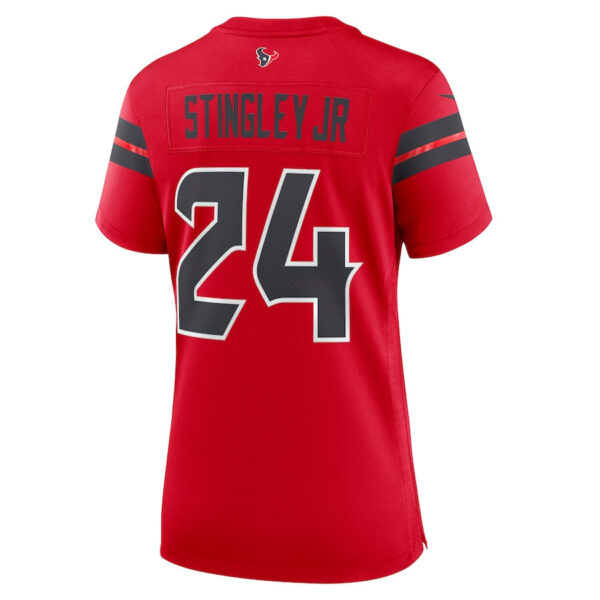 Derek Stingley Jr. 24 Houston Texans Women Alternate Game Jersey - Red