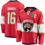 Aleksander Barkov 16 Florida Panthers 2024 Stanley Cup Final Home Breakaway Player Jersey - Red
