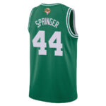 Jaden Springer 44 Boston Celtics 2024 FINALS PATCH Icon Edition Jersey - Kelly Green
