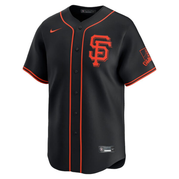 Blake Snell 7 San Francisco Giants Alternate Limited Men Jersey - Black