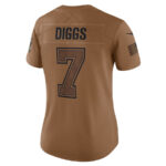 Trevon Diggs 7 Dallas Cowboys 2023 Salute To Service Limited Women Jersey - Brown