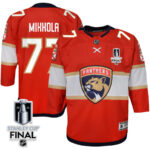 Niko Mikkola 77 Florida Panthers 2024 STANLEY CUP Final Youth Home Breakaway Jersey - Red