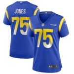 Deacon Jones 75 Los Angeles Rams Women Game Retired Jersey - Royal