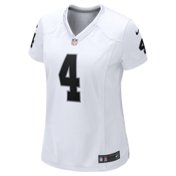 Aidan O'Connell 4 Las Vegas Raiders Women Game Jersey - White